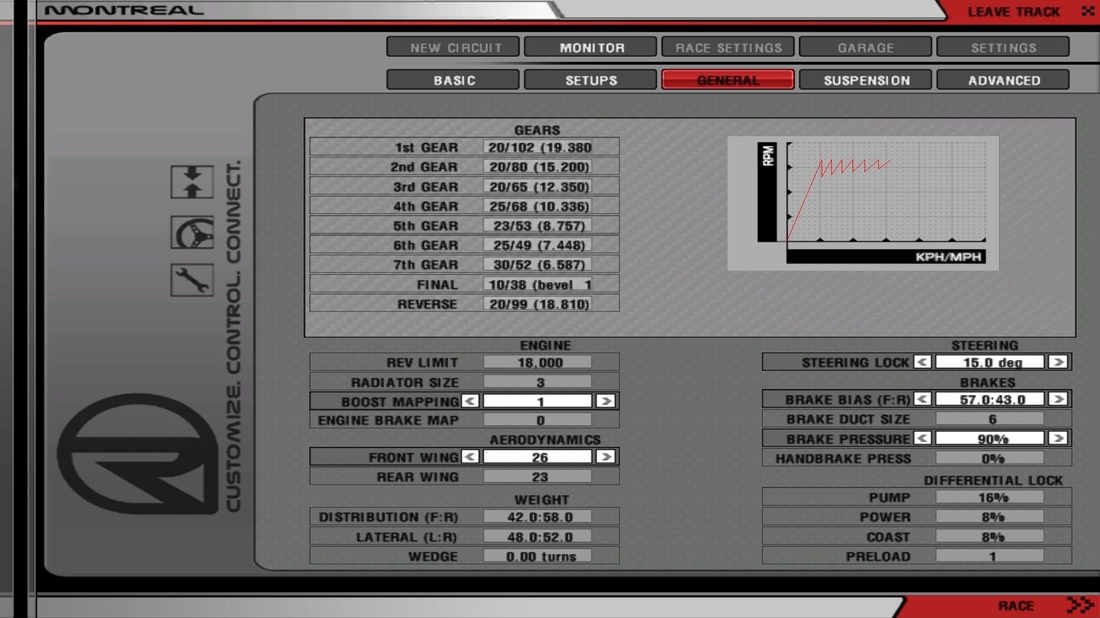 General Setups Page - rFactor