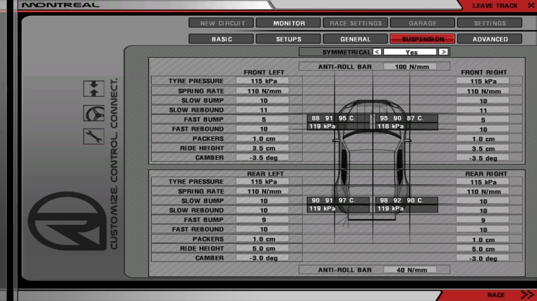 Suspension Setups Page - rFactor
